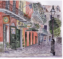 New Orleans Bourbon Street Painting